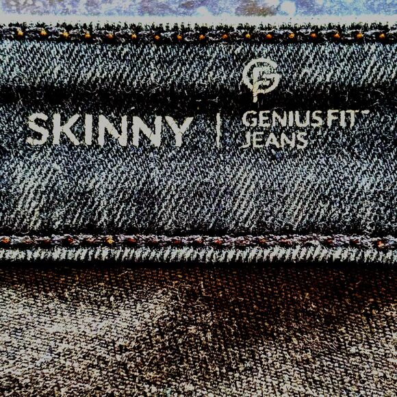 Lane Bryant GENIUS FIT Skinny Ankle Jeans, Size 18 (39x31) Dark Wash, Exc. Cond. - Picture 15 of 15